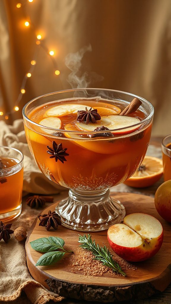 refreshing autumn apple punch