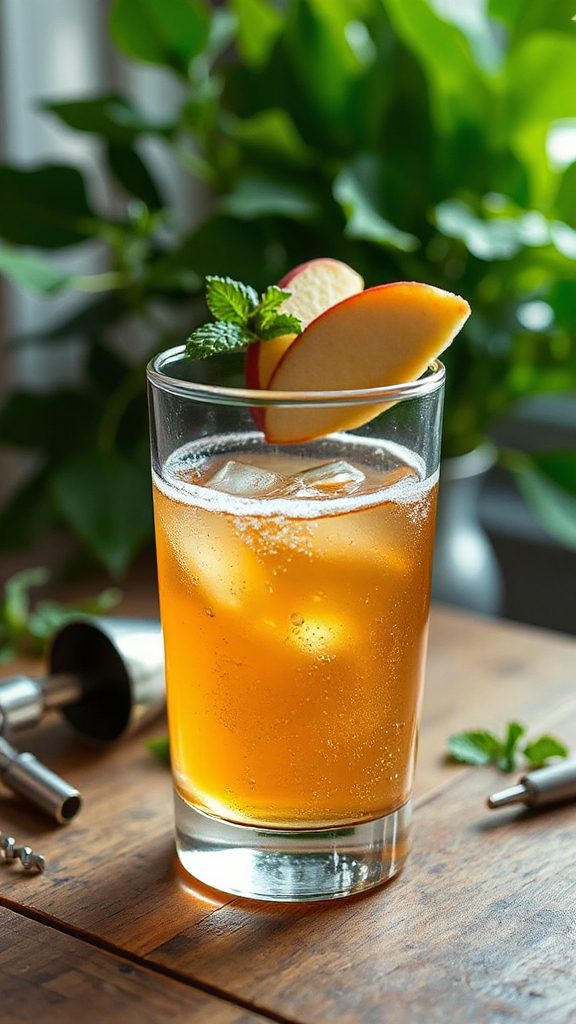 refreshing bourbon apple cocktail