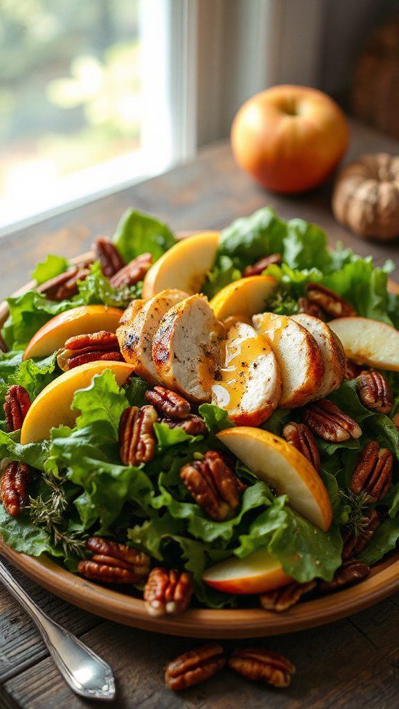 refreshing chicken apple salad