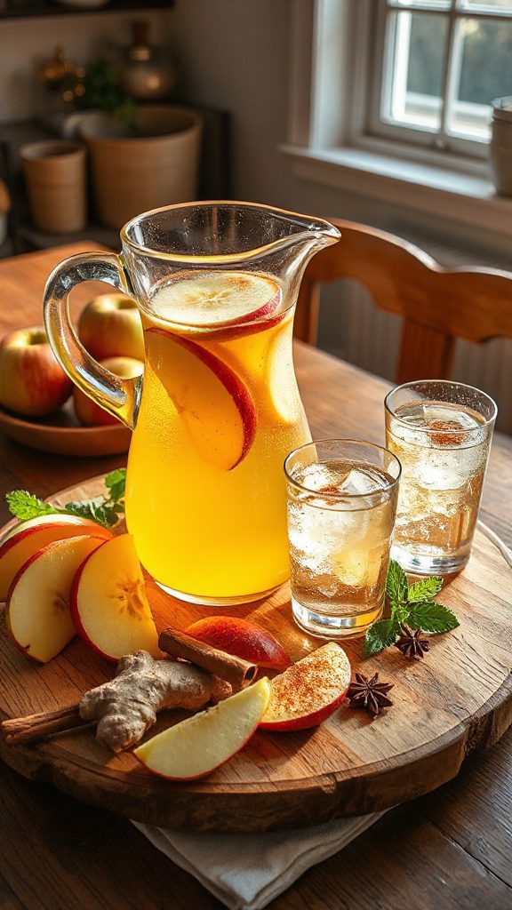 refreshing non alcoholic apple punch