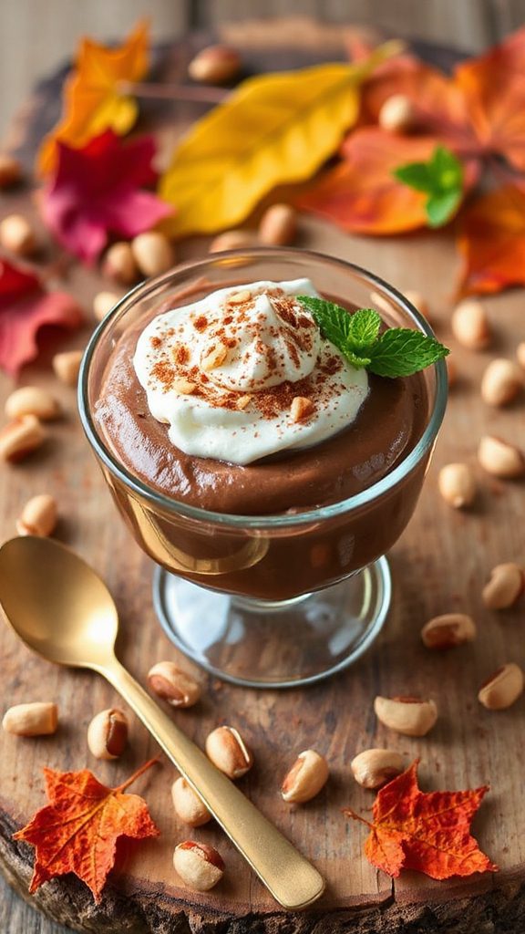 rich chocolate hazelnut mousse