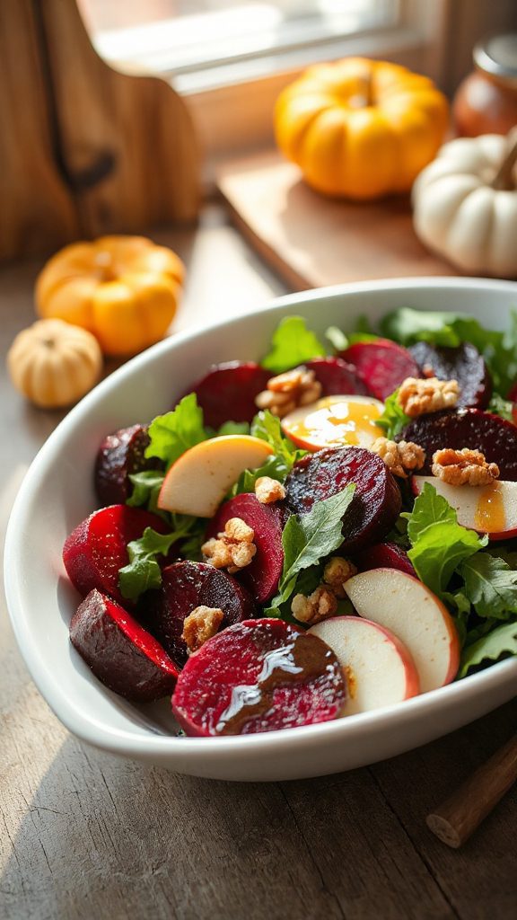 roasted beet and apple salad