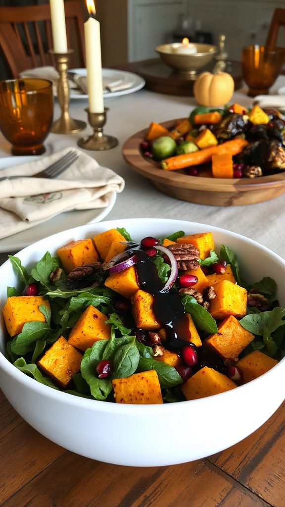 roasted butternut squash salad