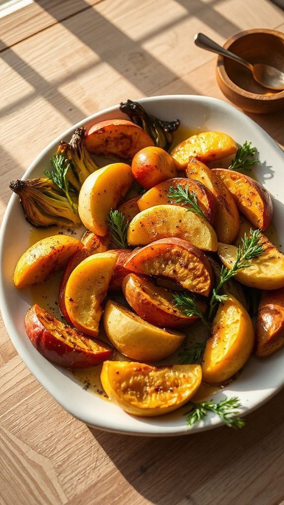 roasted fennel and apples