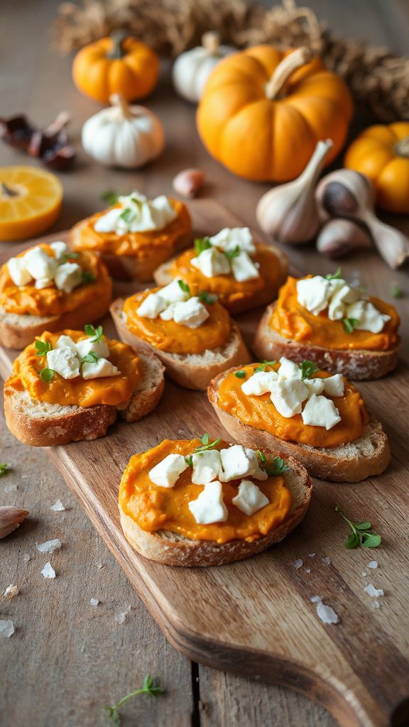 roasted pumpkin goat cheese spread