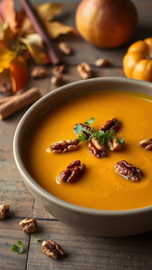 roasted pumpkin pear soup