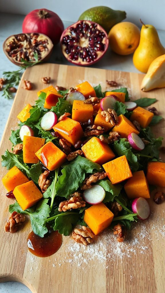 roasted pumpkin salad recipe
