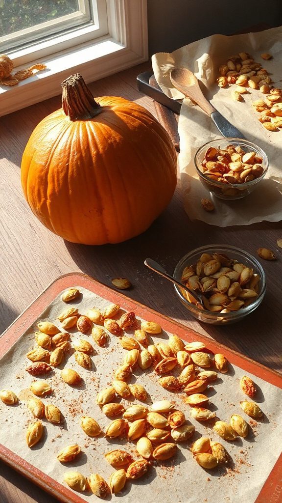 roasted pumpkin seed snacks