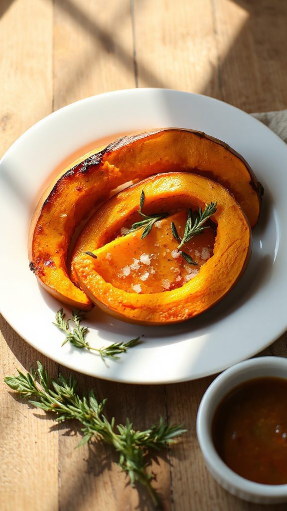 roasted pumpkin wedges recipe