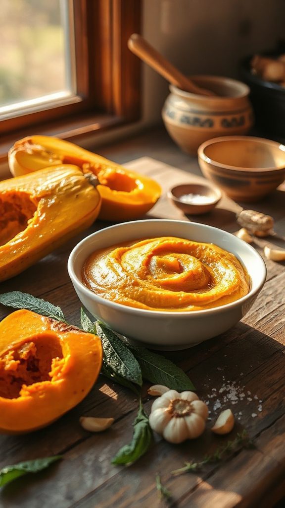 roasted squash puree recipe