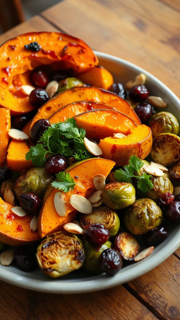 roasted veggies with herbs