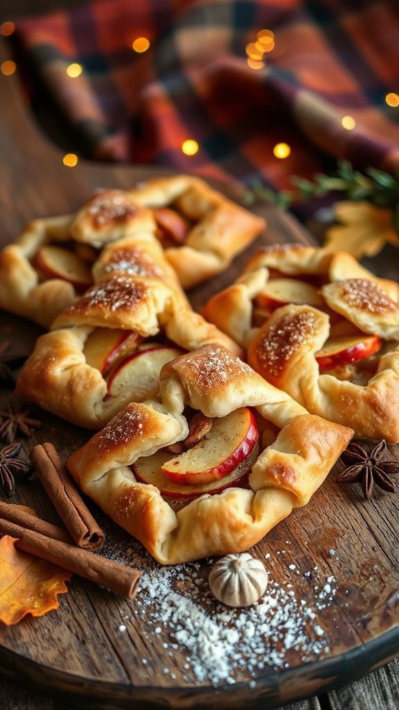 rustic apple galette hand pies