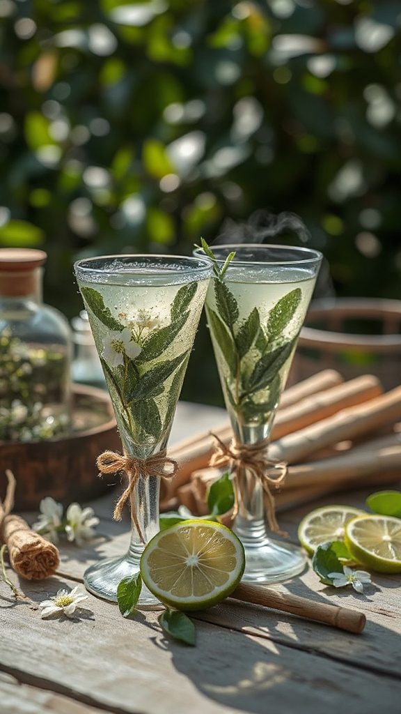 sage elderflower cocktail recipe