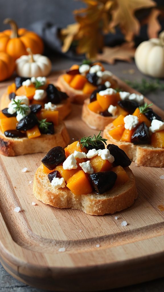 saut ed pumpkin with goat cheese