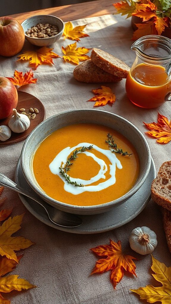 savory apple butternut squash soup