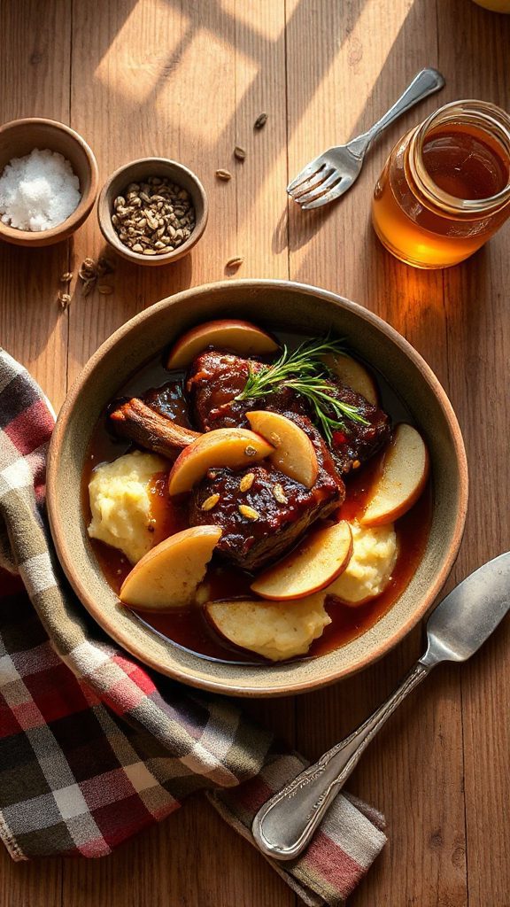 savory apple cider short ribs
