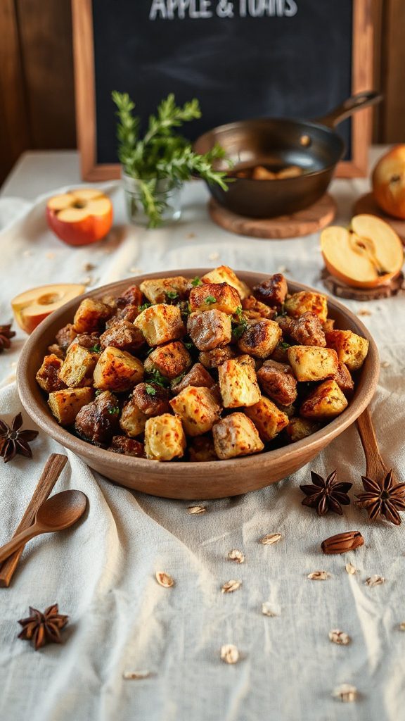 savory apple sausage stuffing
