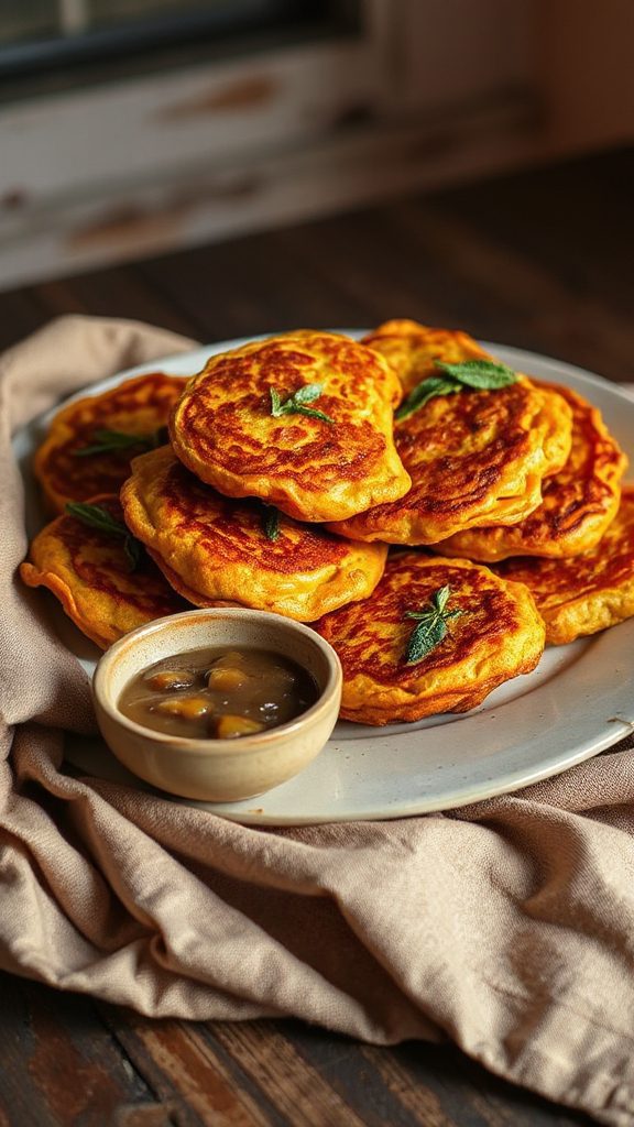 savory apple stuffed latkes recipe