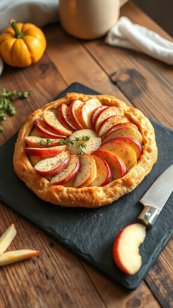 savory autumn appetizer tart