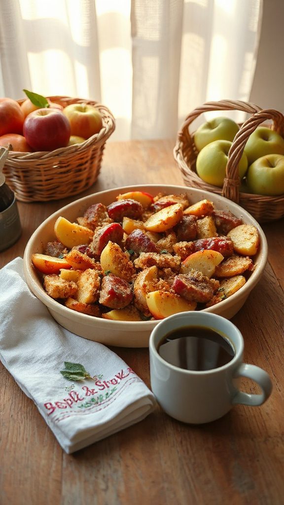 savory breakfast casserole preparation