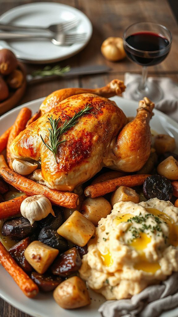 savory chicken with vegetables