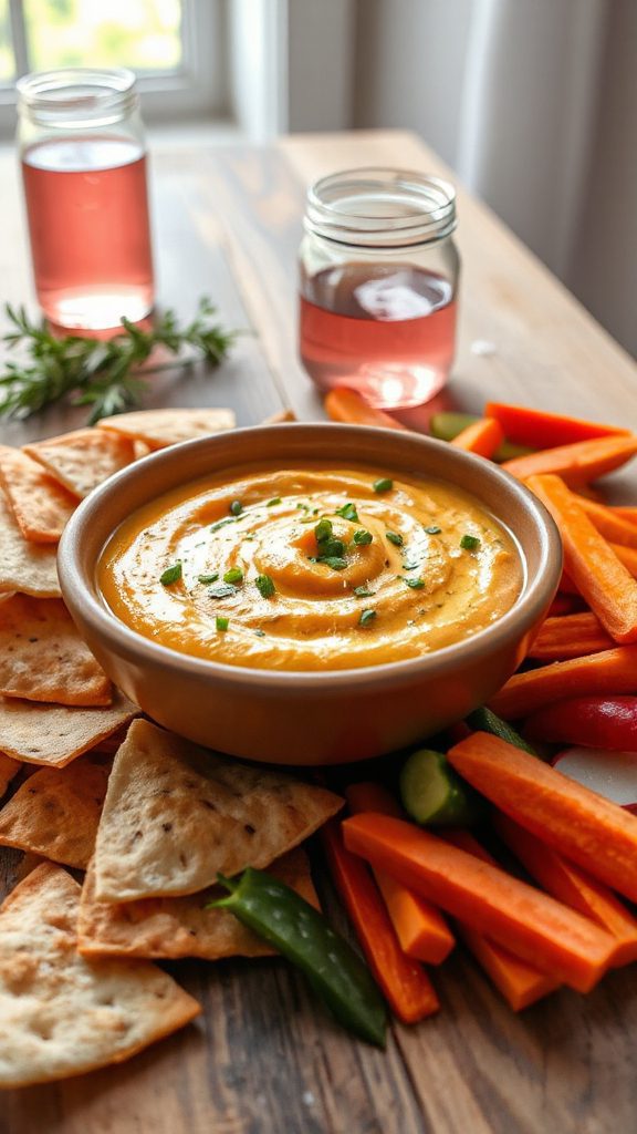 savory creamy pumpkin dip
