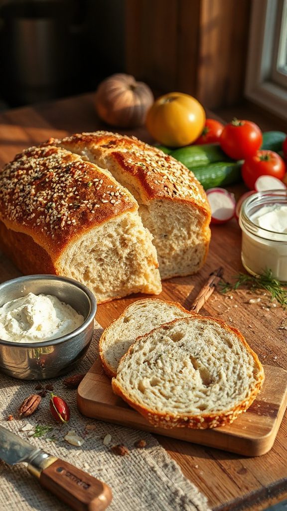 savory everything bagel bread
