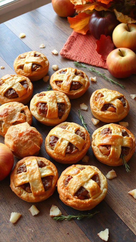 savory fall mini pies