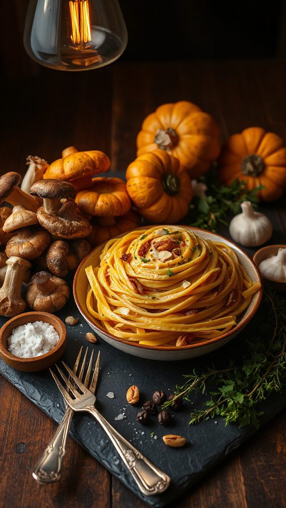 savory garlic butter pasta