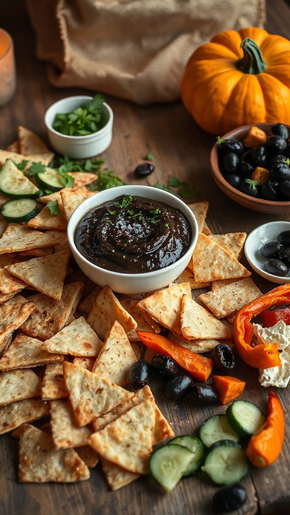 savory halloween olive spread