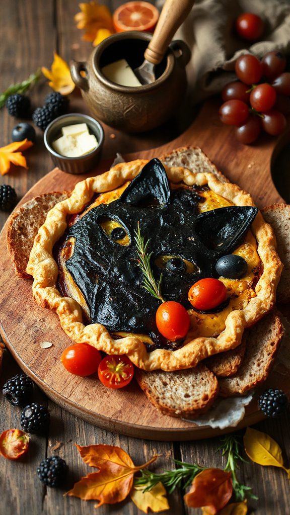 savory halloween quiche recipe