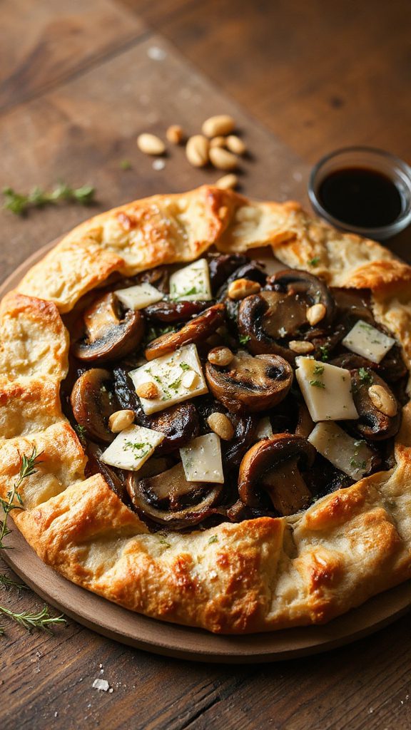 savory mushroom galette recipe