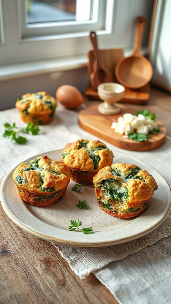 savory protein packed muffins