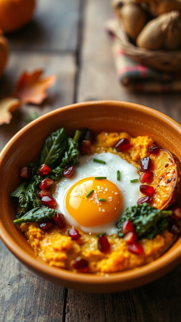 savory pumpkin egg breakfast