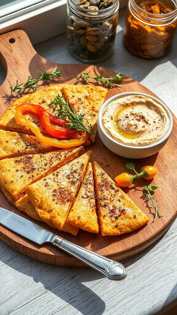 savory pumpkin flatbread recipe