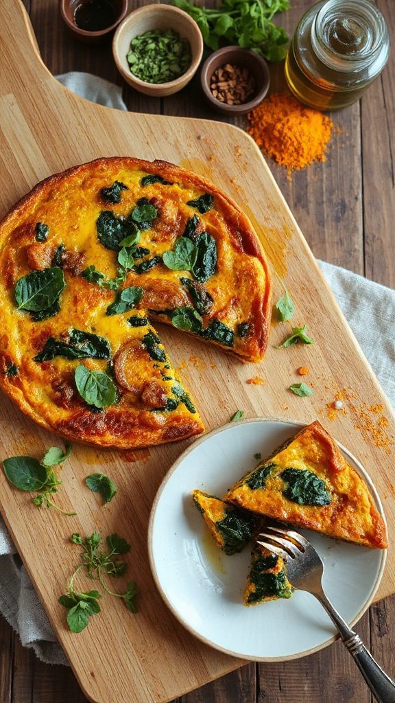 savory pumpkin frittata recipe