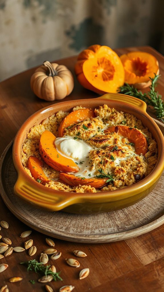 savory pumpkin gratin recipe
