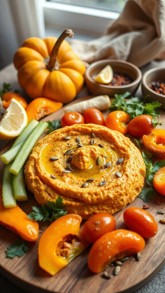 savory pumpkin hummus recipe