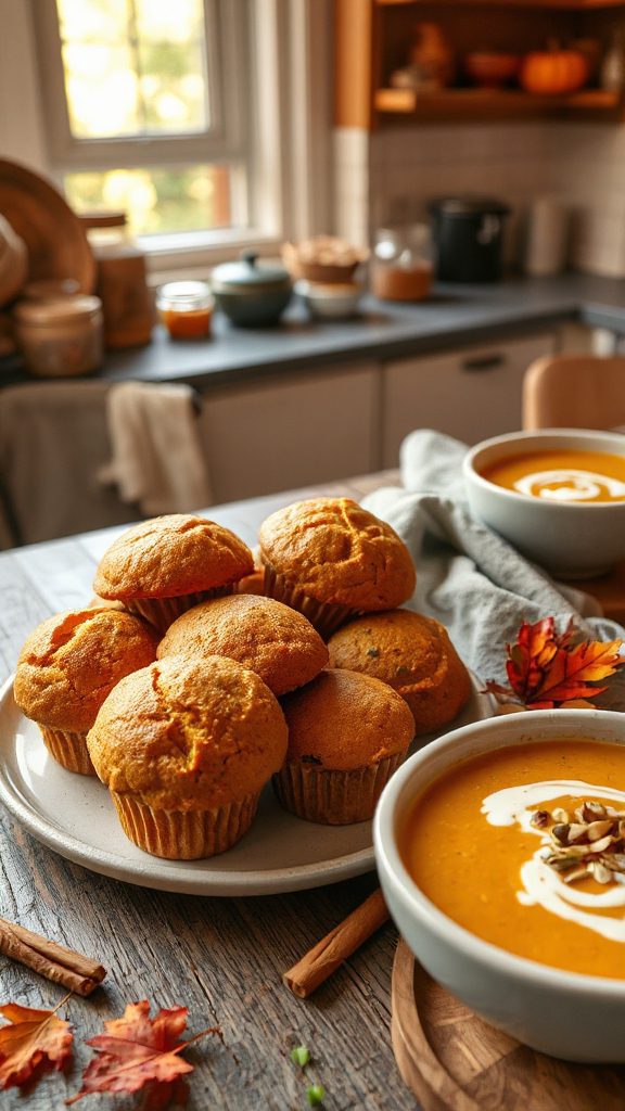 savory pumpkin muffins recipe