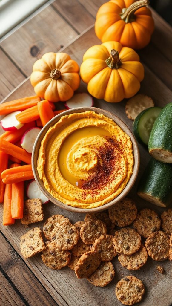 savory pumpkin protein dip