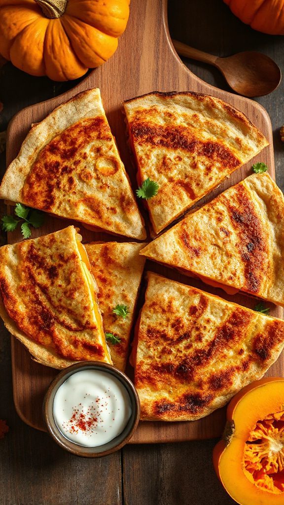 savory pumpkin quesadilla recipe