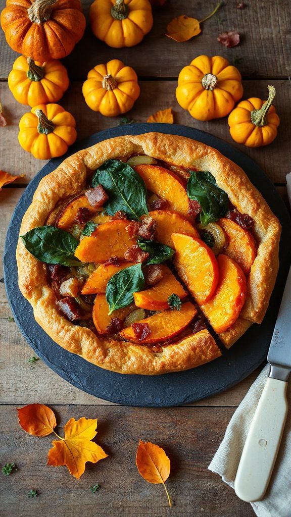 savory pumpkin quiche recipe