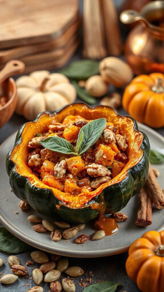 savory pumpkin sage stuffing
