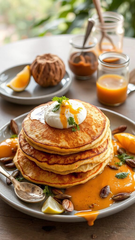 savory raw vegan pancakes