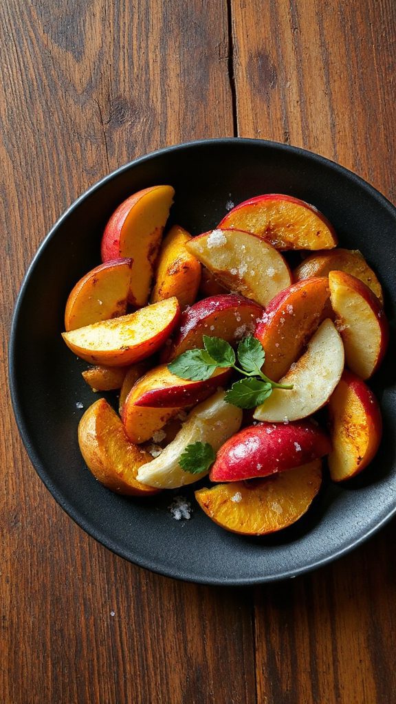 savory roasted apple dish