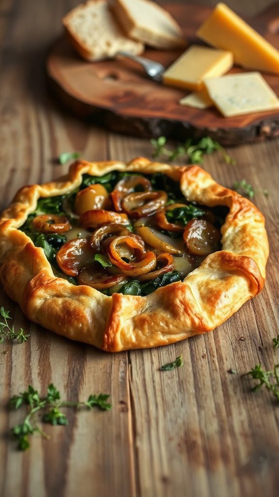 savory spinach galette recipe