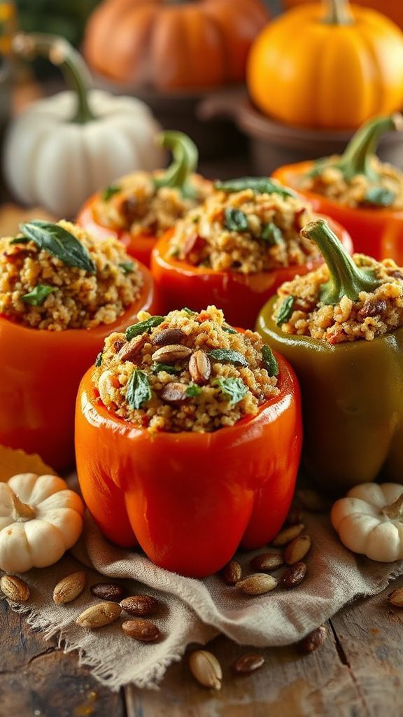 savory stuffed bell peppers