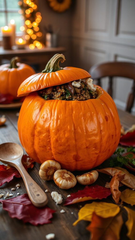 savory stuffed pumpkin recipe