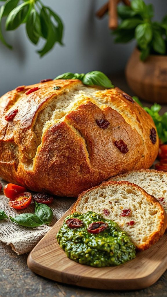 savory sun dried tomato bread