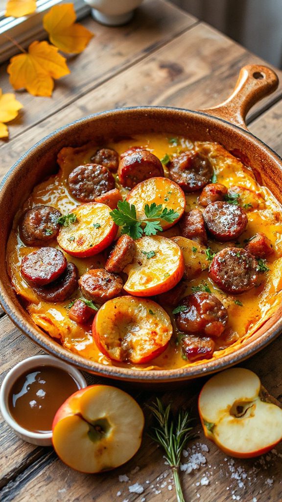 savory sweet breakfast casserole